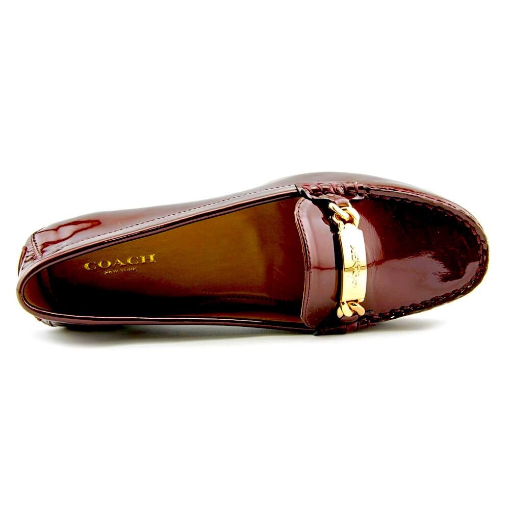 Coach Olive Moc Toe Patent Leather Loafer